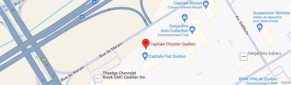 Capitale Chrysler map