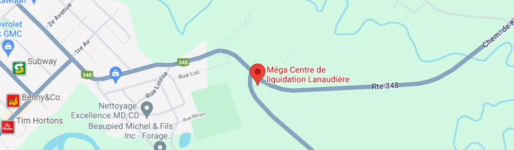 Méga Centre de Liquidation Lanaudière map